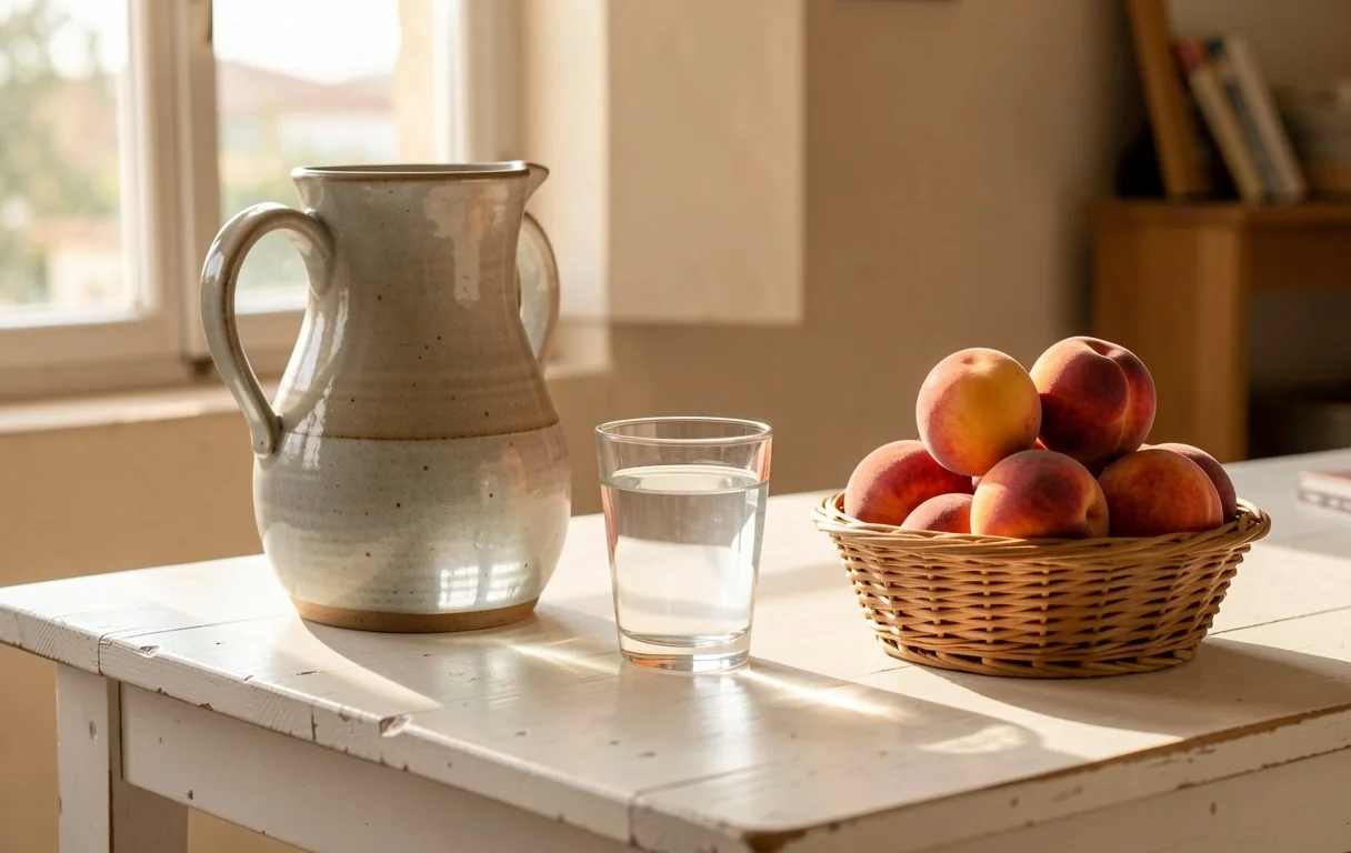 Escritorio de nutricionista con luz natural